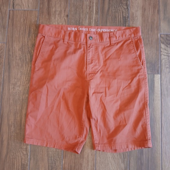 Prana Shorts Mens 38 Coral Table Rock Chino Hiking Hike Outdoors Casual M3TAB116 - Picture 1 of 12